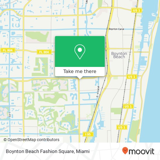 Mapa de Boynton Beach Fashion Square