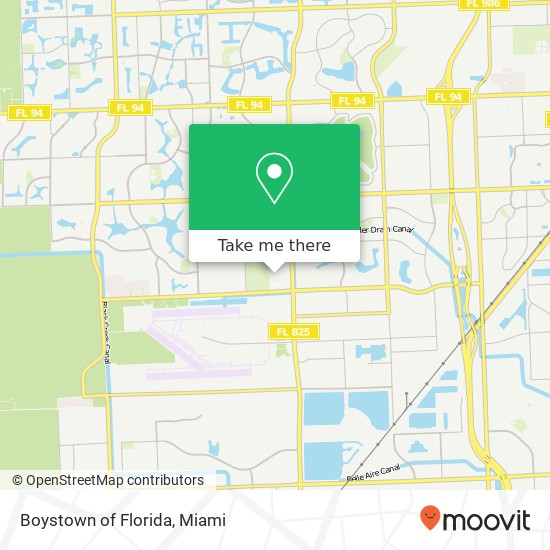 Boystown of Florida map