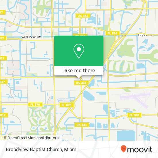 Mapa de Broadview Baptist Church