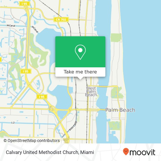 Calvary United Methodist Church map