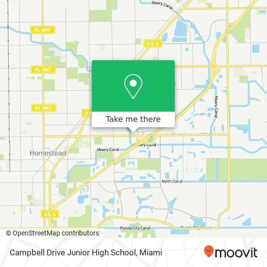 Mapa de Campbell Drive Junior High School