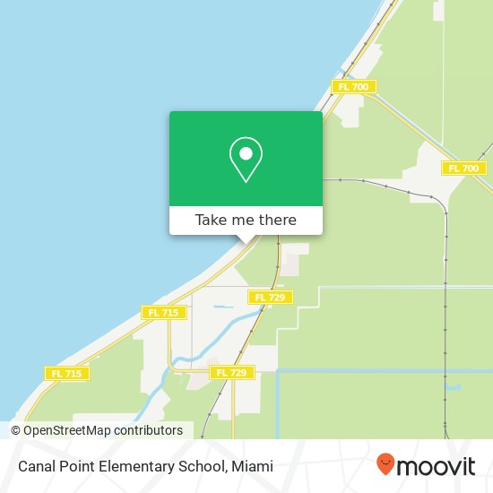 Canal Point Elementary School map