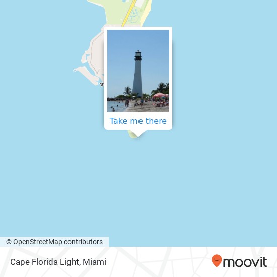 Cape Florida Light map