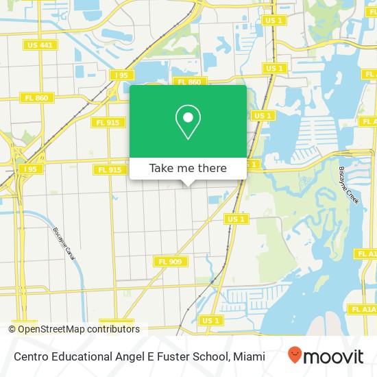 Centro Educational Angel E Fuster School map