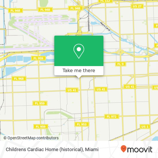 Mapa de Childrens Cardiac Home (historical)