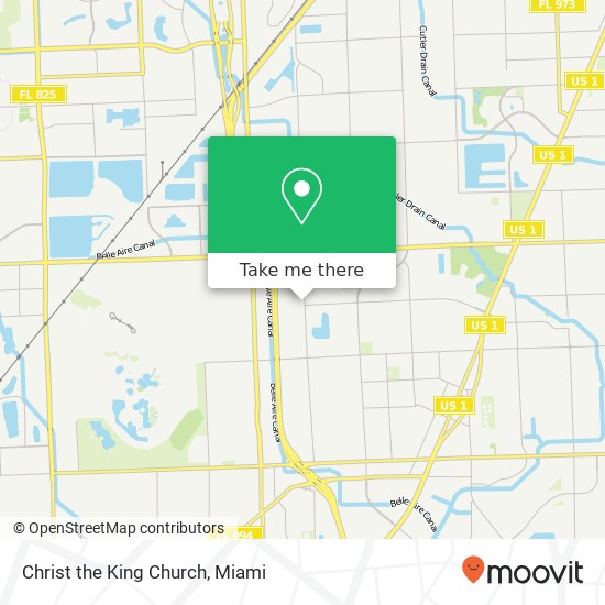 Christ the King Church map