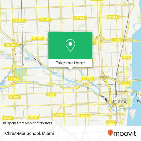Christ-Mar School map