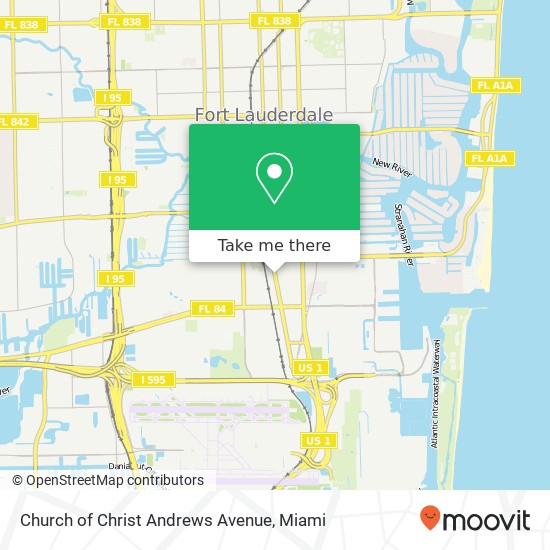 Church of Christ Andrews Avenue map