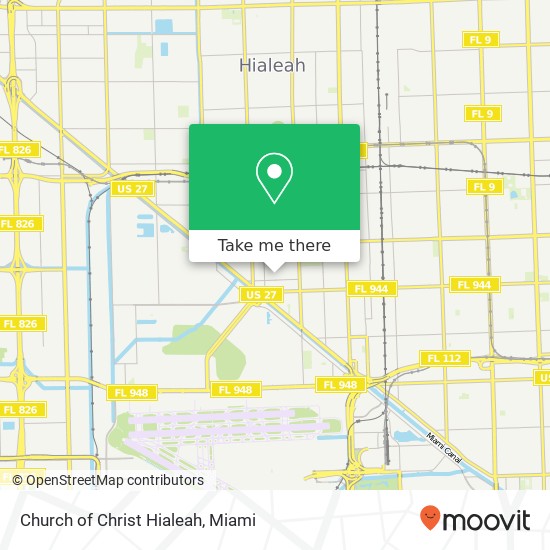 Church of Christ Hialeah map