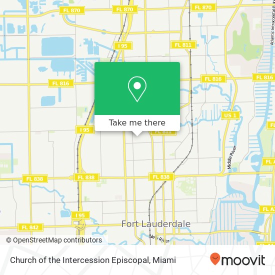 Church of the Intercession Episcopal map