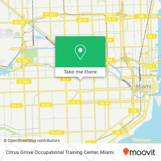 Mapa de Citrus Grove Occupational Training Center