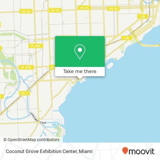 Coconut Grove Exhibition Center map