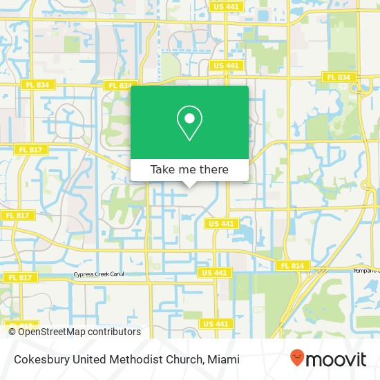Cokesbury United Methodist Church map