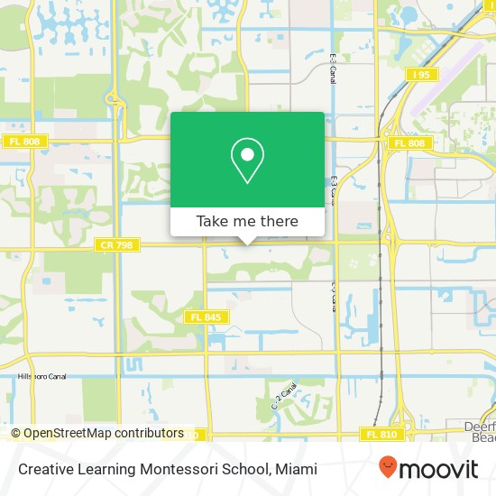 Mapa de Creative Learning Montessori School