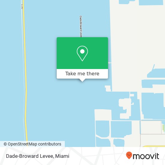 Dade-Broward Levee map