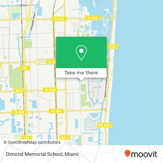 Dimond Memorial School map