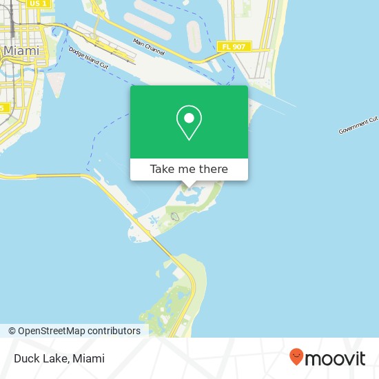 Mapa de Duck Lake