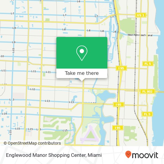 Mapa de Englewood Manor Shopping Center