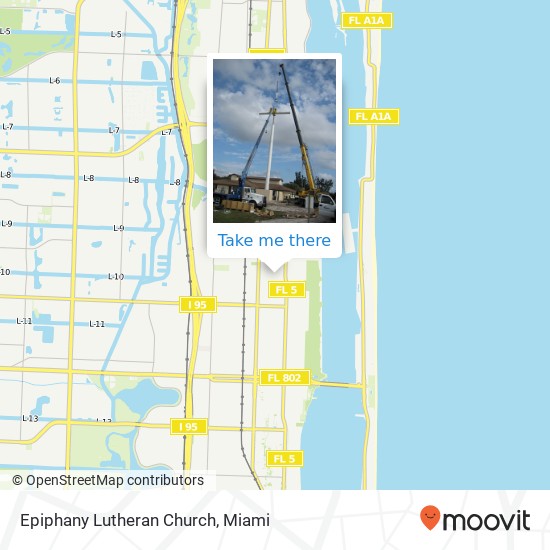 Epiphany Lutheran Church map