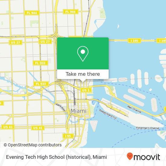 Mapa de Evening Tech High School (historical)