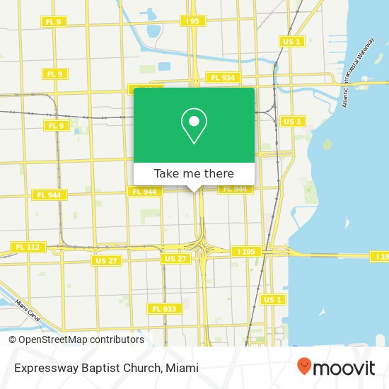 Expressway Baptist Church map