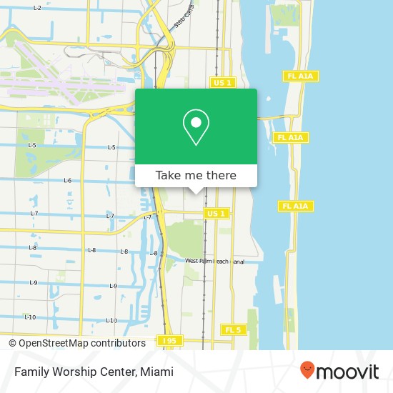 Family Worship Center map