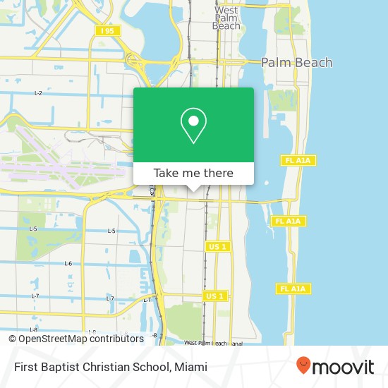 Mapa de First Baptist Christian School