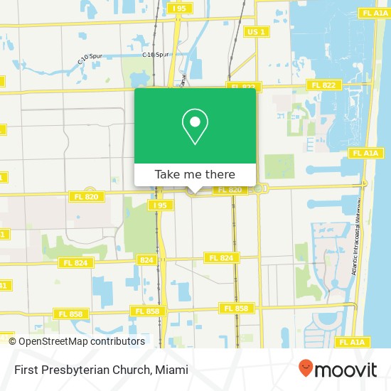 Mapa de First Presbyterian Church