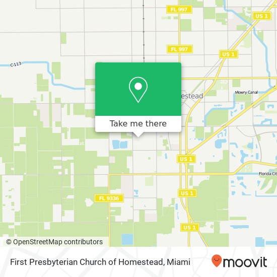 Mapa de First Presbyterian Church of Homestead