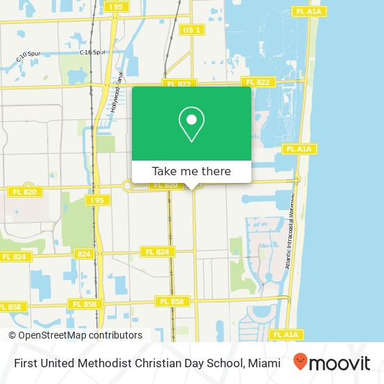 First United Methodist Christian Day School map