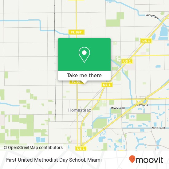 Mapa de First United Methodist Day School