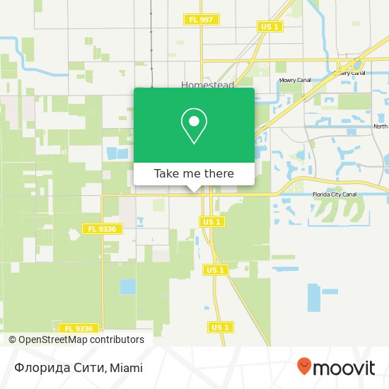 Mapa de Флорида Сити