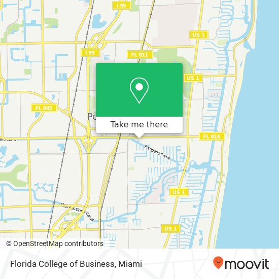 Mapa de Florida College of Business
