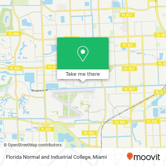 Mapa de Florida Normal and Industrial College