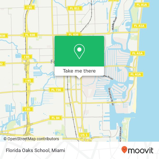 Florida Oaks School map