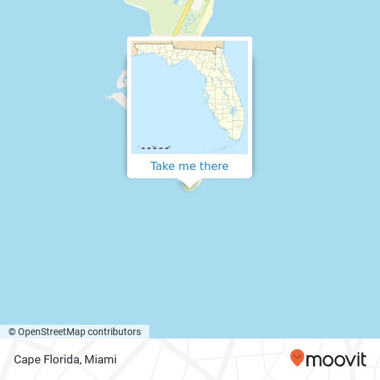 Mapa de Cape Florida