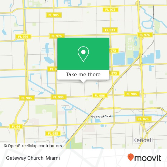 Gateway Church map