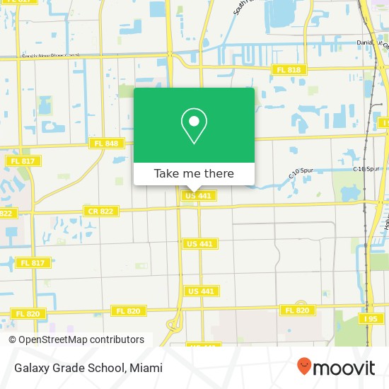 Galaxy Grade School map