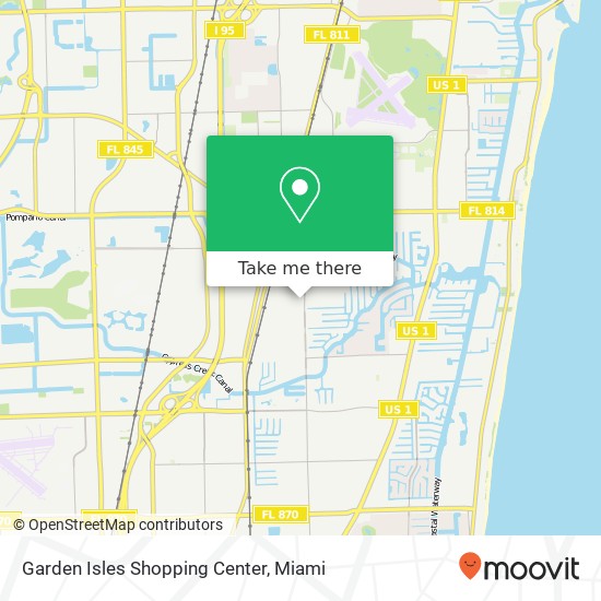 Mapa de Garden Isles Shopping Center
