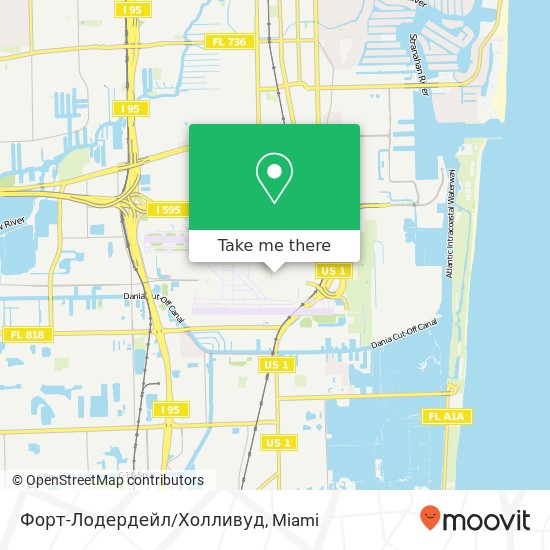 Форт-Лодердейл/Холливуд map