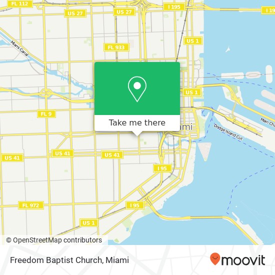 Mapa de Freedom Baptist Church