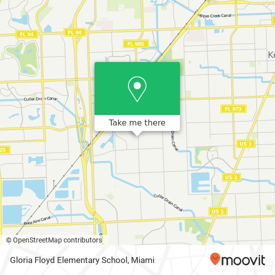 Mapa de Gloria Floyd Elementary School