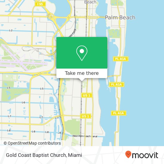 Gold Coast Baptist Church map