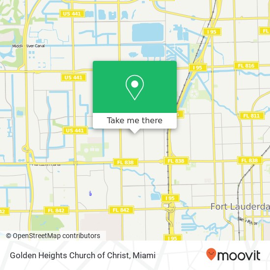 Golden Heights Church of Christ map