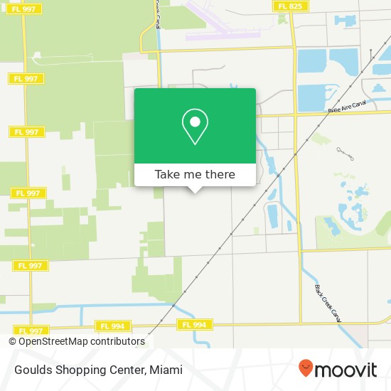 Goulds Shopping Center map