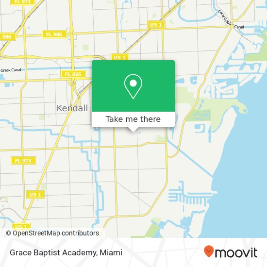 Mapa de Grace Baptist Academy
