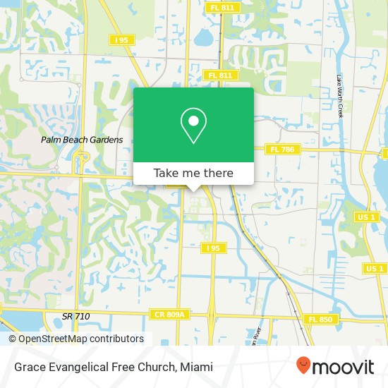 Grace Evangelical Free Church map