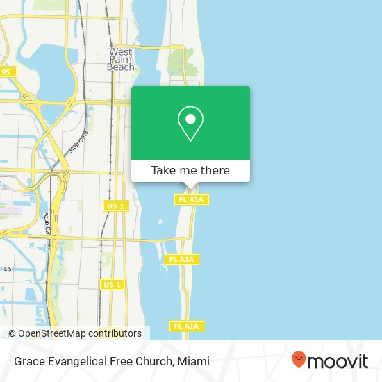 Mapa de Grace Evangelical Free Church