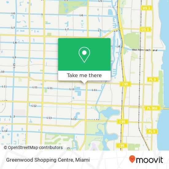 Greenwood Shopping Centre map