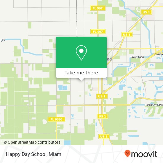 Happy Day School map